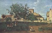 Jean Baptiste Camille  Corot Rosny-sur-Seine (mk11) oil painting reproduction